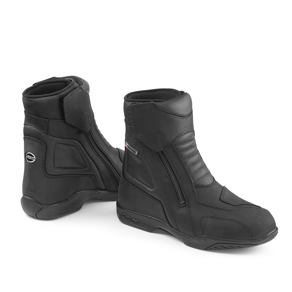 Forma boots latino touring short low ankle double zip black footwear best adventure