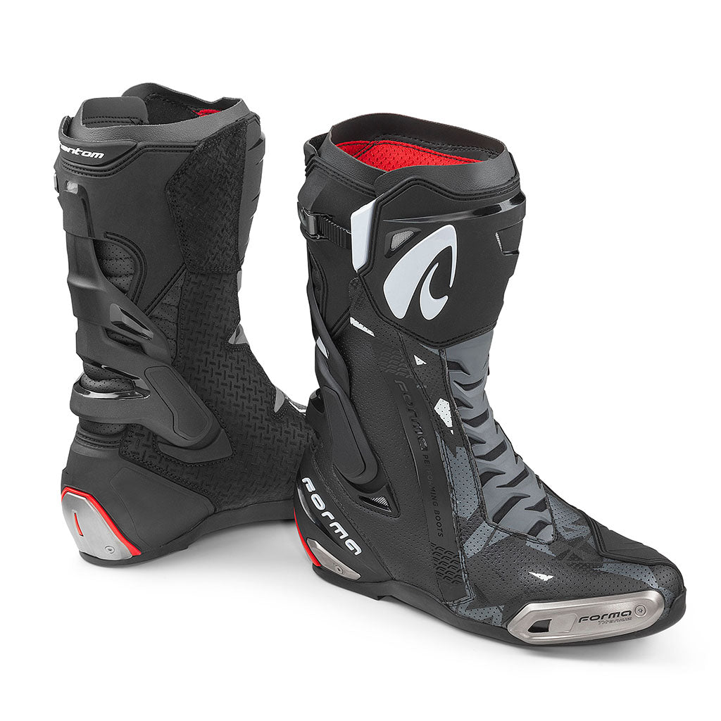Forma phantom boots flow usa motorcycle black footwear motogp gear tech track street road alpine home main support