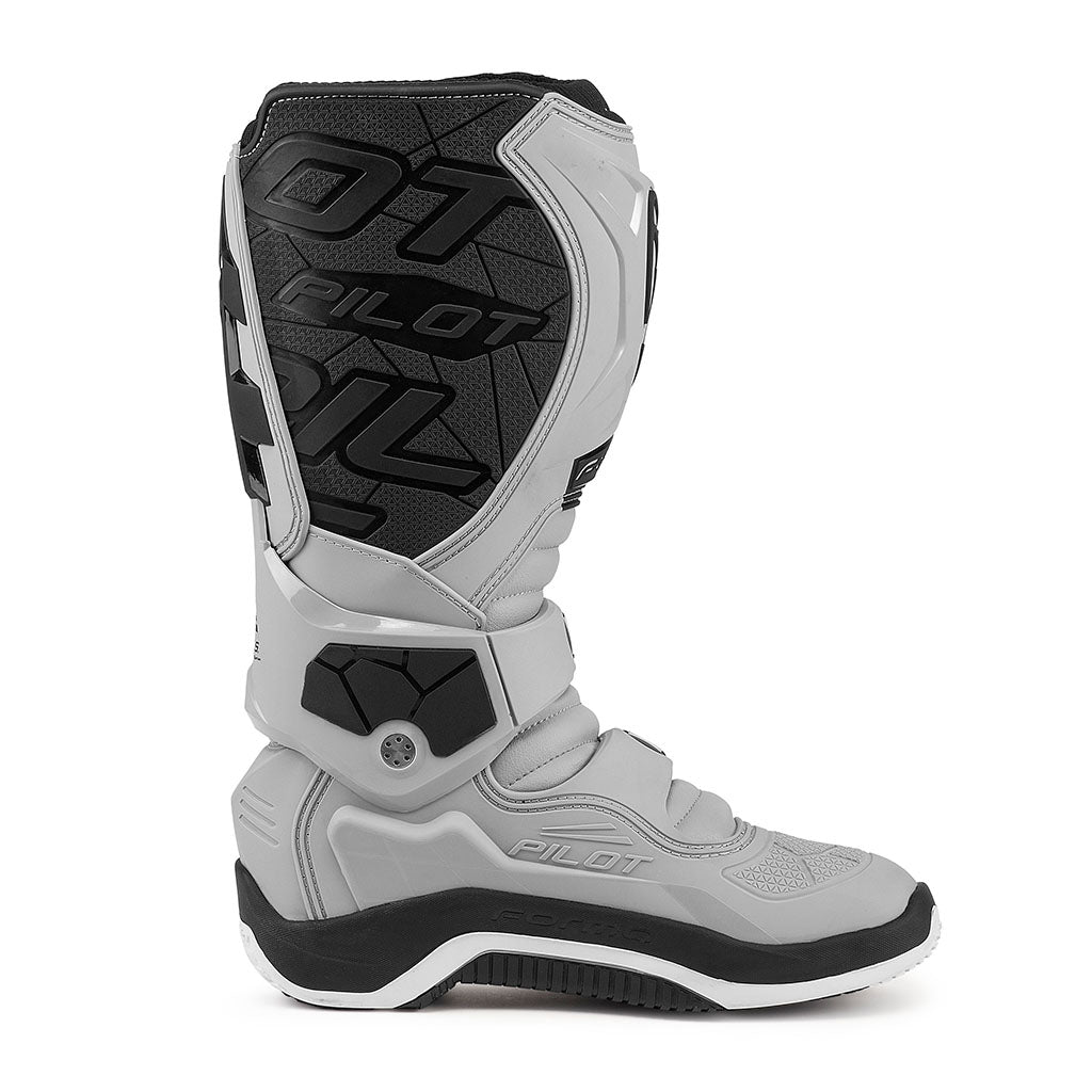 forma pilot motorcycle boots gray grey motocross mx enduro footwear riding offroad tech best alpine home main support usa