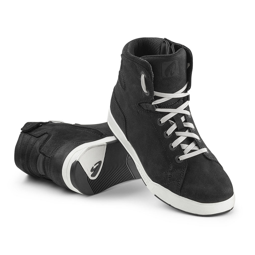 Forma swift x boots casual motorcycle urban city black white footwear alpine gear tech track street road alpine home main support