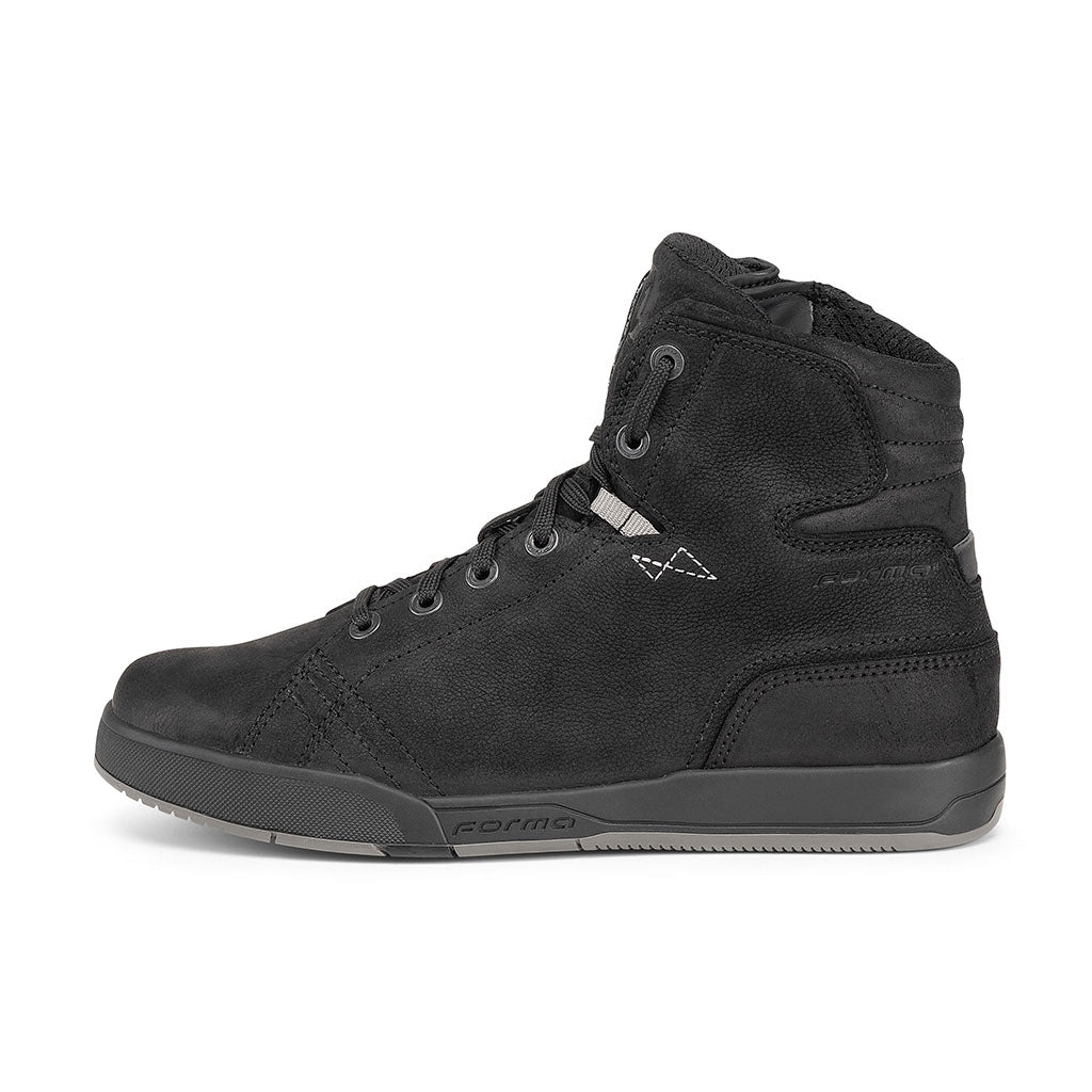 Forma swift x boots motorcycle urban city black footwear alpine gear tech track street road alpine home main support