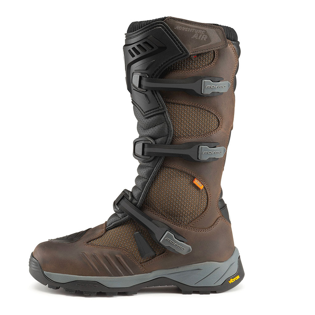 motorcycle boots | Forma Adventure AIR Dry brown touring