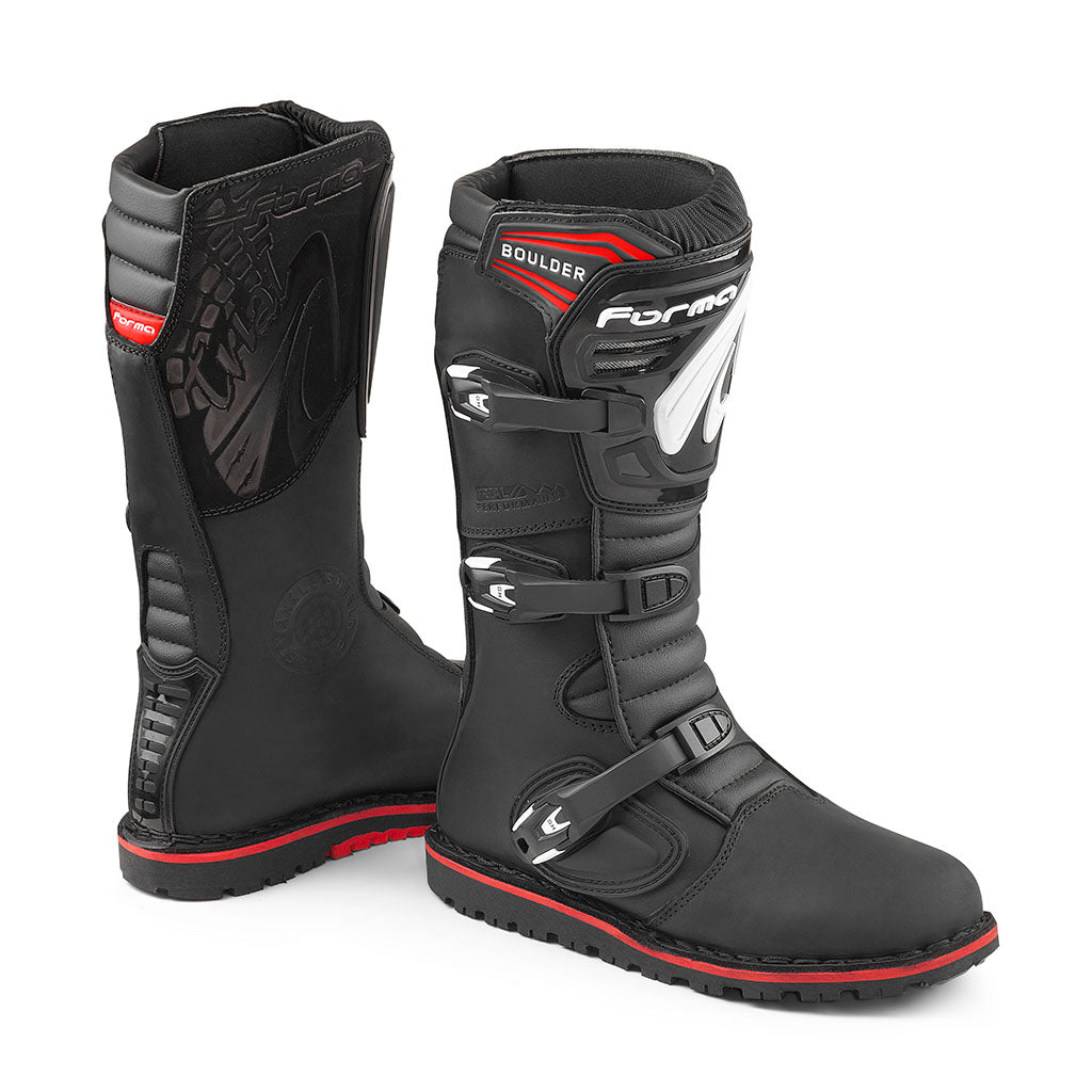 日本26.5位 Forma Boulder Trial トライアルブーツ motorcycle boots | Forma Boulder black trial trials dual adv