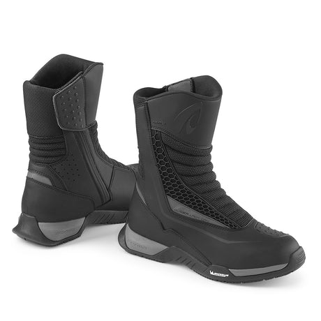 Forma boots glider womens motorcycle dry pair touring short low ankle double zip black footwear waterproof usa home best