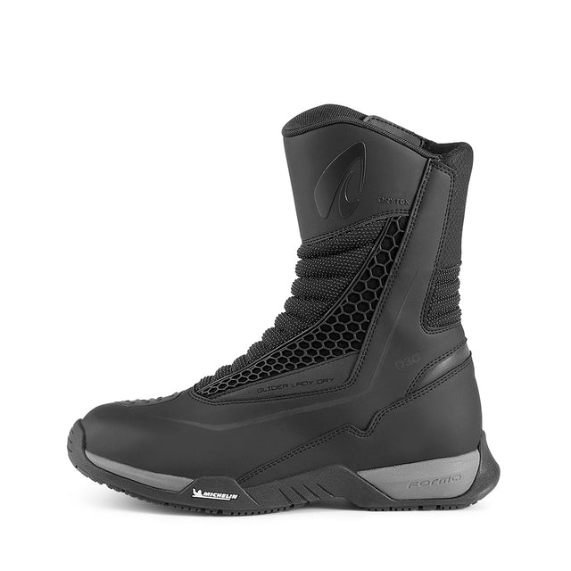 Forma motorcycle boots glider dry black main global customer service warranty new products factory racing riding gear tech summer alpine