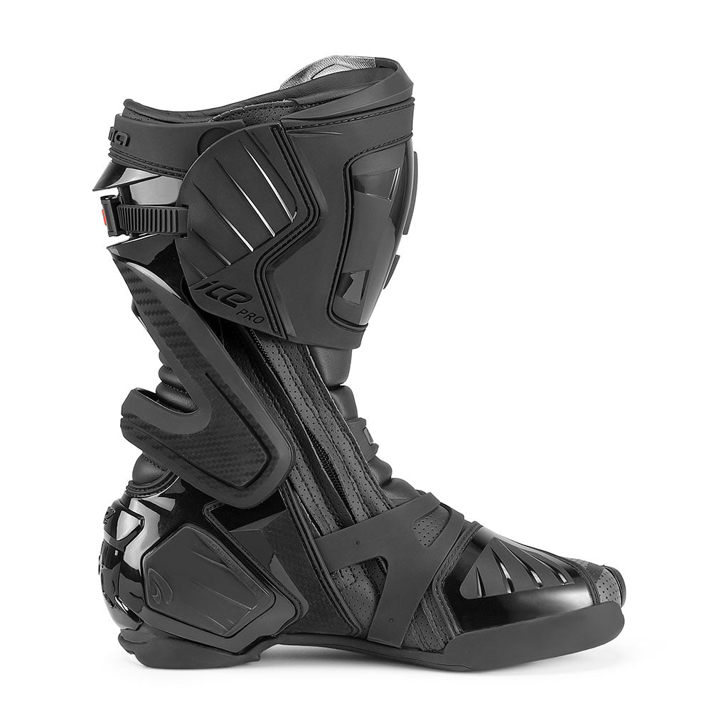 Forma ice pro boots motorcycle flow racing black black footwear superbikes motogp gear tech track street road alpine home main support 