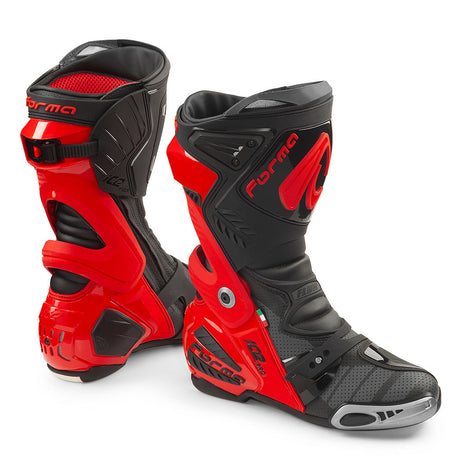 Forma ice pro boots flow motorcycle  red black footwear motogp gear tech track street road alpine home main support 
