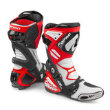Forma ice pro boots motorcycle racing red white footwear motogp gear tech track street road alpine home main support 