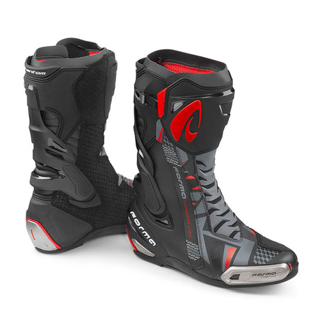 Forma phanton racing boots red footwear motogp gear tech track street road alpine home main support red