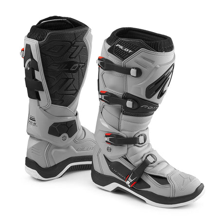 forma pilot motorcycle boots motocross mx dirt enduro footwear gray riding offroad tech best alpine home main support usa grey