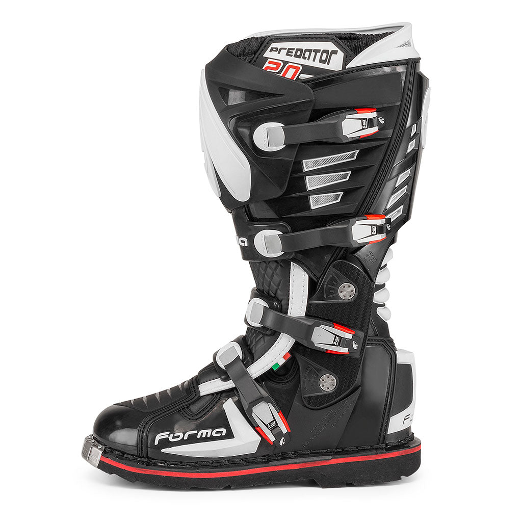 motorcycle boots | Forma Predator 2.0 black pro motocross offroad