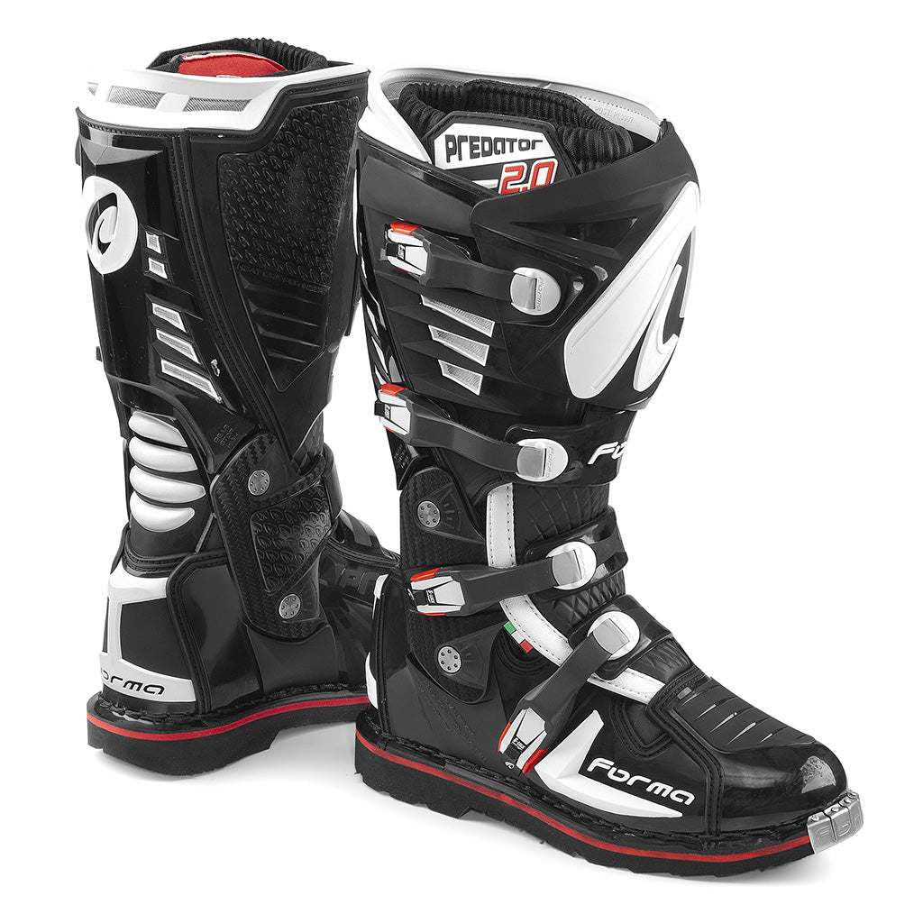 motorcycle boots | Forma Predator 2.0 black pro motocross offroad