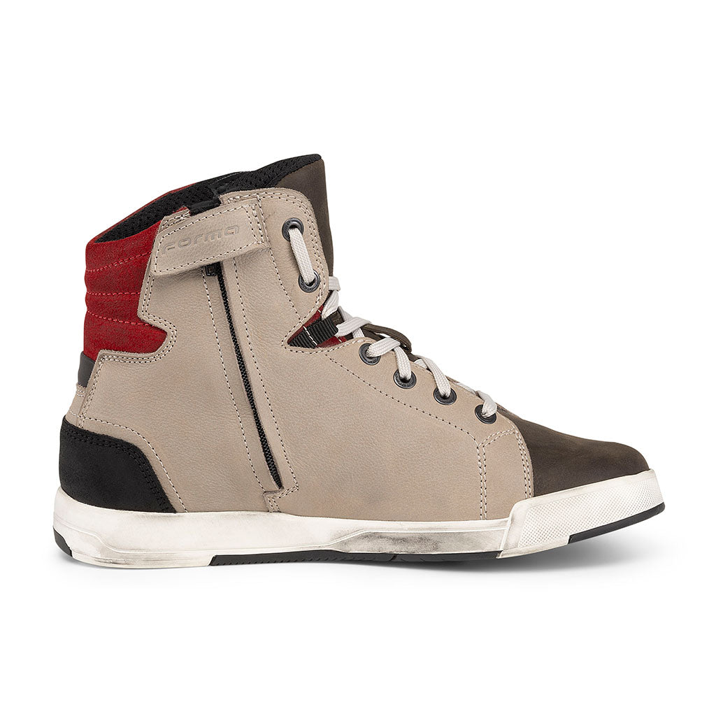 Forma swift x boots casual motorcycle urban city mud taupe footwear alpine gear tech track street road alpine home main support