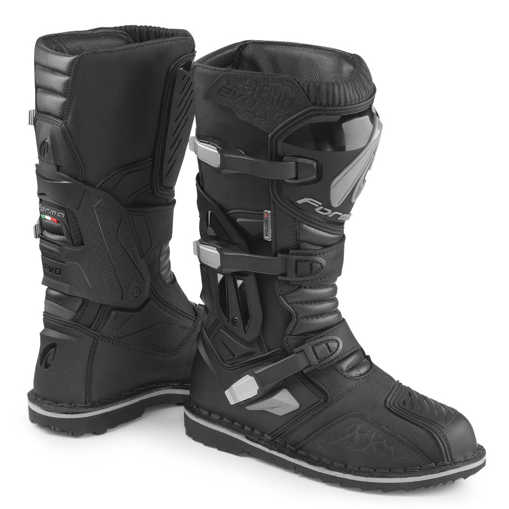 motorcycle boots | Forma Terra Evo black adventure adv offroad